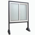 Ventana corredera UPVC / PVC estándar de Europa